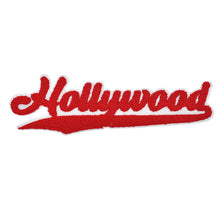 Load image into Gallery viewer, Varsity City Name Hollywood in Multicolor Chenille Patch