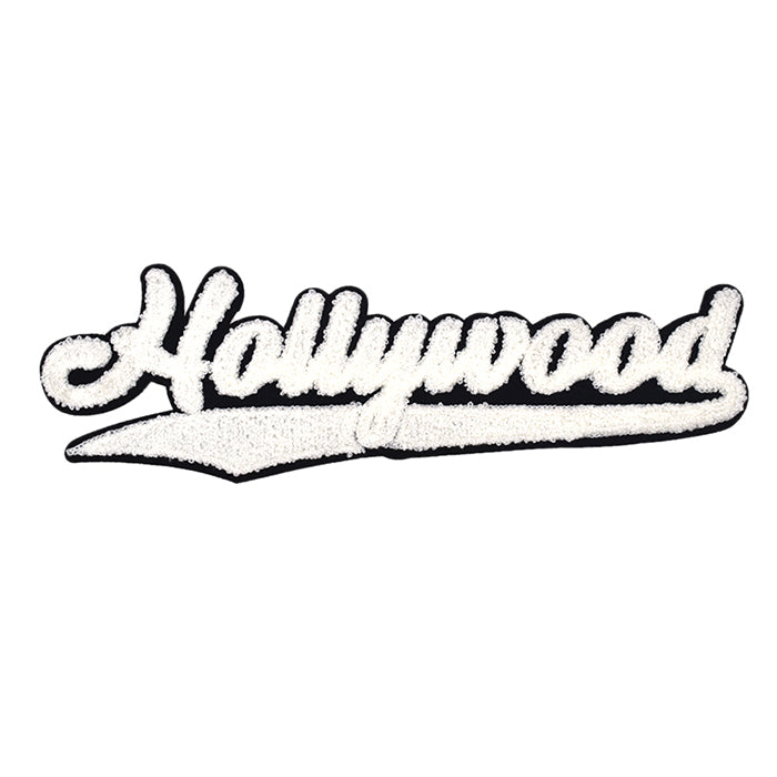 Varsity City Name Hollywood in Multicolor Chenille Patch