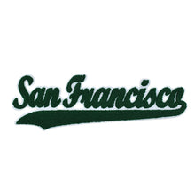 Load image into Gallery viewer, Varsity City Name San Francisco in Multicolor Chenille Patch