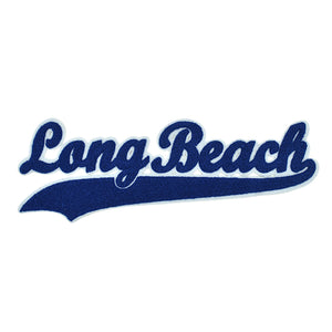 Varsity City Name Long Beach in Multicolor Chenille Patch