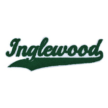 Load image into Gallery viewer, Varsity City Name Inglewood in Multicolor Chenille Patch