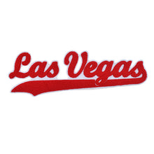 Load image into Gallery viewer, Varsity City Name Las Vegas in Multicolor Chenille Patch