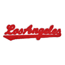 Load image into Gallery viewer, Varsity City Name Los Angeles in Multicolor Chenille Patch