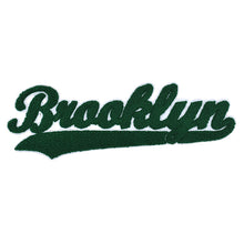 Load image into Gallery viewer, Varsity City Name Brooklyn in Multicolor Chenille Patch