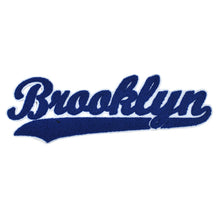Load image into Gallery viewer, Varsity City Name Brooklyn in Multicolor Chenille Patch
