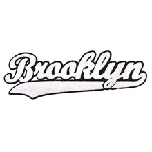 Load image into Gallery viewer, Varsity City Name Brooklyn in Multicolor Chenille Patch