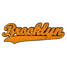Load image into Gallery viewer, Varsity City Name Brooklyn in Multicolor Chenille Patch