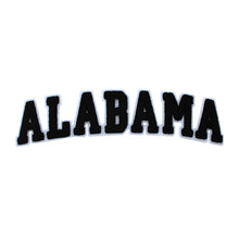 Load image into Gallery viewer, Varsity State Name Alabama in Multicolor Chenille Patch