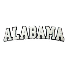 Load image into Gallery viewer, Varsity State Name Alabama in Multicolor Chenille Patch