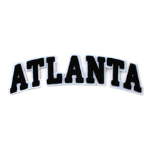 Load image into Gallery viewer, Varsity City Name Atlanta in Multicolor Chenille Patch