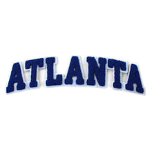 Load image into Gallery viewer, Varsity City Name Atlanta in Multicolor Chenille Patch