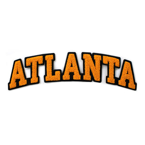Varsity City Name Atlanta in Multicolor Chenille Patch