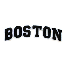 Load image into Gallery viewer, Varsity City Name Boston in Multicolor Chenille Patch
