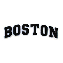 Load image into Gallery viewer, Varsity City Name Boston in Multicolor Chenille Patch