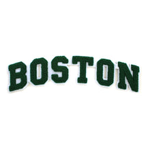 Load image into Gallery viewer, Varsity City Name Boston in Multicolor Chenille Patch