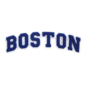 Varsity City Name Boston in Multicolor Chenille Patch