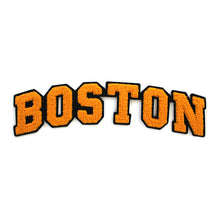 Load image into Gallery viewer, Varsity City Name Boston in Multicolor Chenille Patch