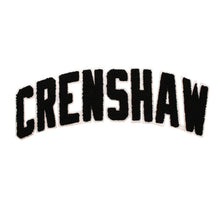 Load image into Gallery viewer, Varsity City Name Crenshaw in All Cap Multicolor Chenille Patch