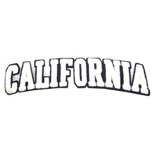 Load image into Gallery viewer, Varsity State Name California in Multicolor Chenille Patch
