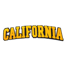 Load image into Gallery viewer, Varsity State Name California in Multicolor Chenille Patch