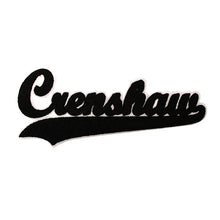 Load image into Gallery viewer, Varsity City Name Crenshaw in Multicolor Chenille Patch