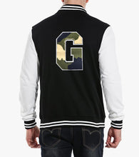 Load image into Gallery viewer, Letter Varsity Alphabets A to Z Camo Chenille & White Felt 8 Inch