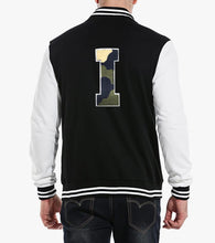 Load image into Gallery viewer, Letter Varsity Alphabets A to Z Camo Chenille & White Felt 8 Inch