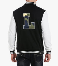Load image into Gallery viewer, Letter Varsity Alphabets A to Z Camo Chenille & White Felt 8 Inch