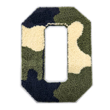Load image into Gallery viewer, Letter Varsity Alphabets A to Z Camo Chenille & White Felt 8 Inch