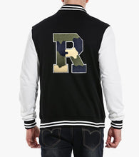 Load image into Gallery viewer, Letter Varsity Alphabets A to Z Camo Chenille & White Felt 8 Inch