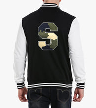 Load image into Gallery viewer, Letter Varsity Alphabets A to Z Camo Chenille & White Felt 8 Inch