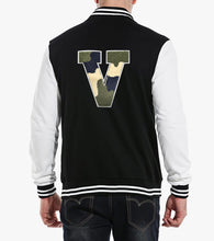 Load image into Gallery viewer, Letter Varsity Alphabets A to Z Camo Chenille & White Felt 8 Inch
