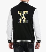 Load image into Gallery viewer, Letter Varsity Alphabets A to Z Camo Chenille & White Felt 8 Inch