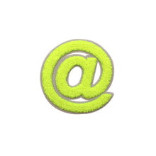 Load image into Gallery viewer, Varsity Letter Symbol Email @ Sign 2.4 inch Chenille Patch
