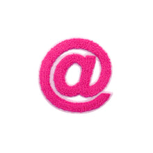 Load image into Gallery viewer, Varsity Letter Symbol Email @ Sign 2.4 inch Chenille Patch
