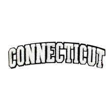 Load image into Gallery viewer, Varsity State Name Connecticut in Multicolor Chenille Patch