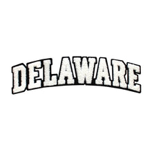 Load image into Gallery viewer, Varsity State Name Delaware in Multicolor Chenille Patch