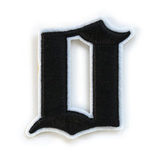 Load image into Gallery viewer, 3D Old English Roman Font Number 0 to 9 Size 2, 3 inches Black Embroidery Patch