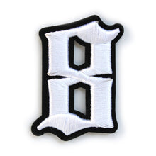 Load image into Gallery viewer, 3D Old English Roman Font Number 0 to 9 Size 2, 3 inches White Embroidery Patch