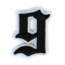 Load image into Gallery viewer, 3D Old English Roman Font Number 0 to 9 Size 2, 3 inches Black Embroidery Patch