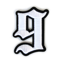 Load image into Gallery viewer, 3D Old English Roman Font Number 0 to 9 Size 2, 3 inches White Embroidery Patch