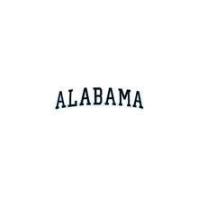 Load image into Gallery viewer, Varsity State Name Alabama in Multicolor Embroidery Patch
