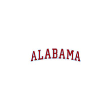 Load image into Gallery viewer, Varsity State Name Alabama in Multicolor Embroidery Patch