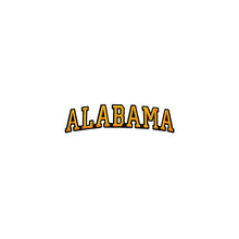 Load image into Gallery viewer, Varsity State Name Alabama in Multicolor Embroidery Patch