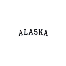 Load image into Gallery viewer, Varsity State Name Alaska in Multicolor Embroidery Patch