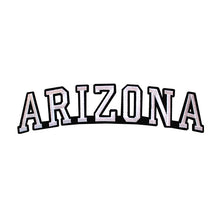 Load image into Gallery viewer, Varsity State Name Arizona in Multicolor Embroidery Patch