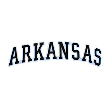 Load image into Gallery viewer, Varsity State Name Arkansas in Multicolor Embroidery Patch