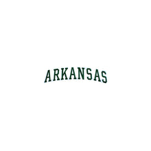 Load image into Gallery viewer, Varsity State Name Arkansas in Multicolor Embroidery Patch