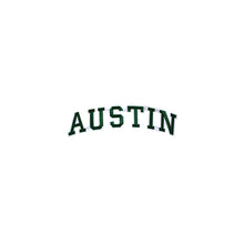 Load image into Gallery viewer, Varsity City Name Austin in Multicolor Embroidery Patch