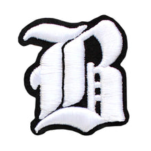 Load image into Gallery viewer, 3D Old English Roman Font Alphabets A To Z Size 2 Inches White Embroidery Patch